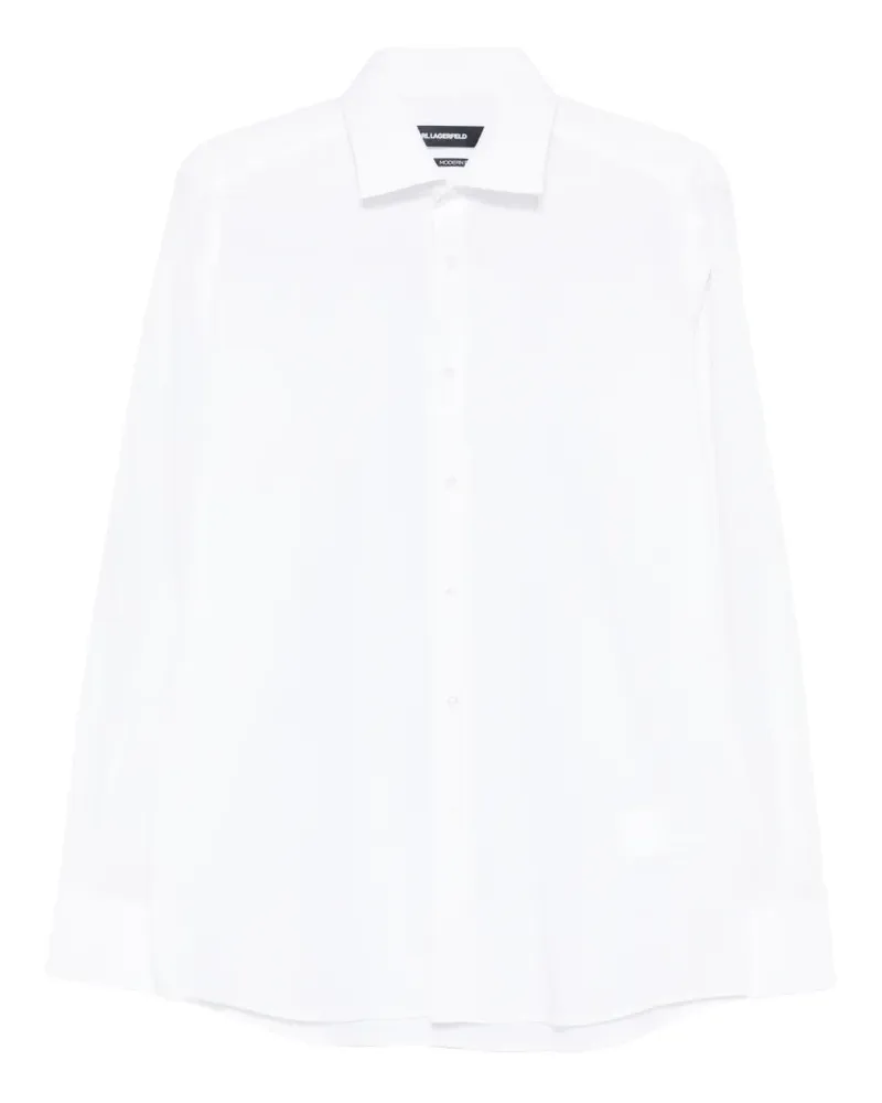 Karl Lagerfeld Modern Fit Hemd - Weiß Weiß
