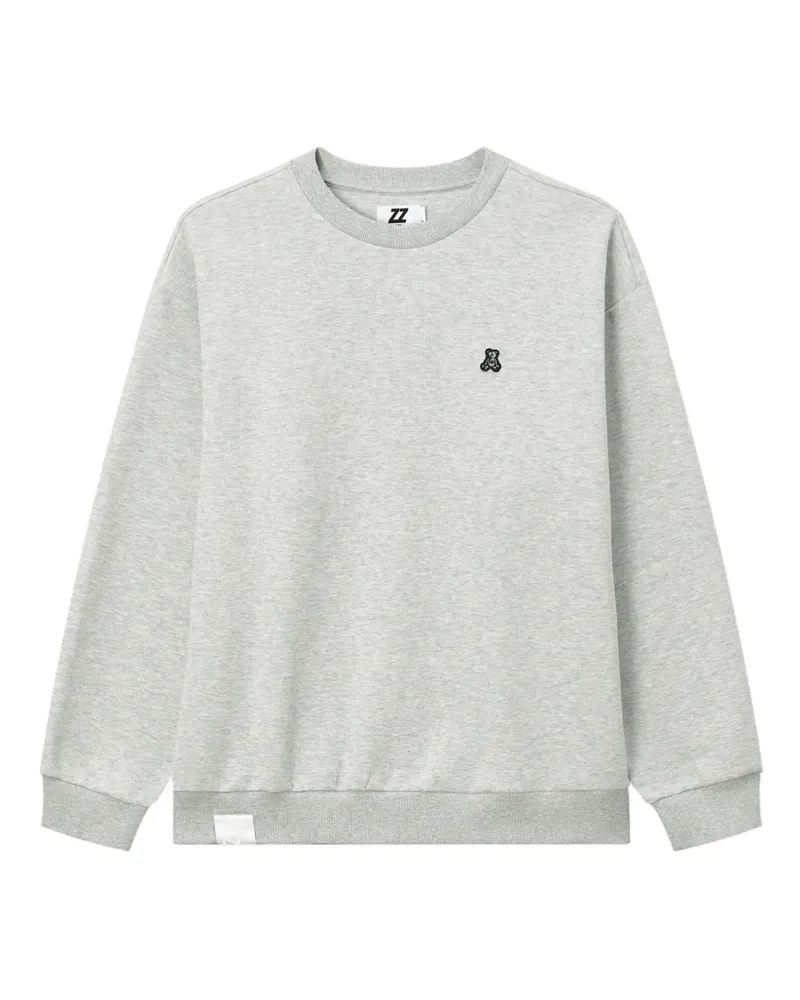 Izzue Pullover mit Logo-Patch - Grau Grau