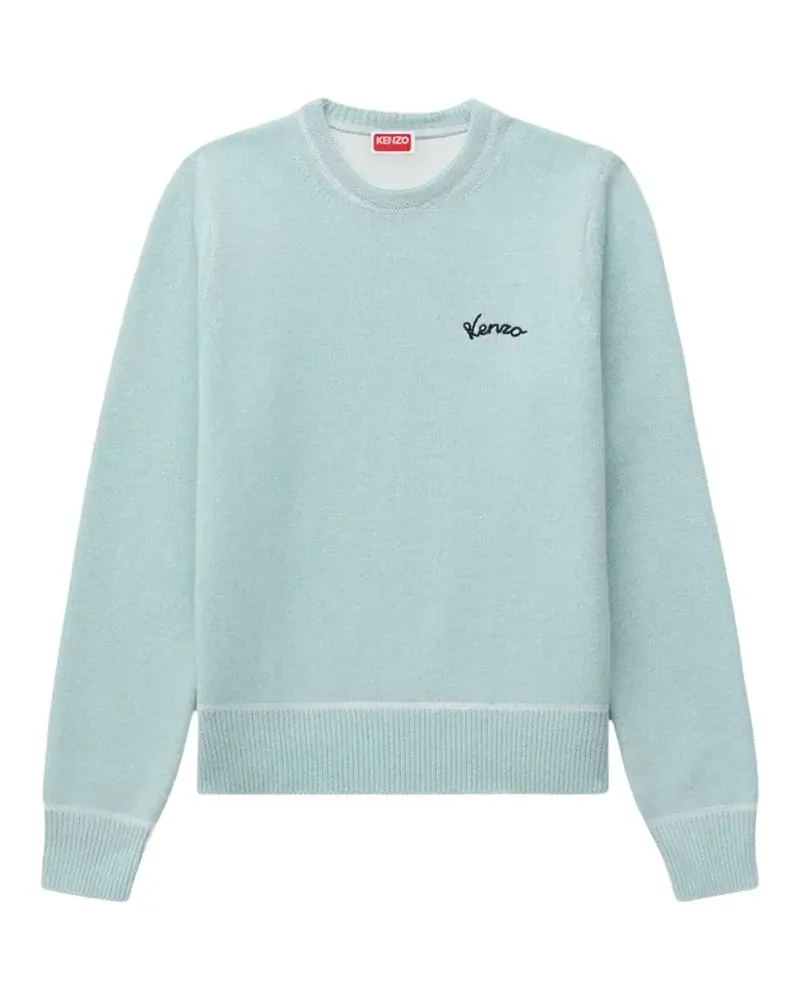 Kenzo Varsity embroidered sweater - Blau Blau