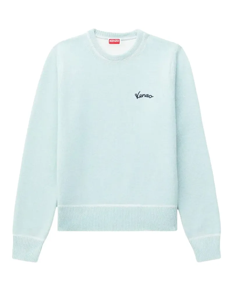 Kenzo Varsity embroidered sweater - Blau Blau