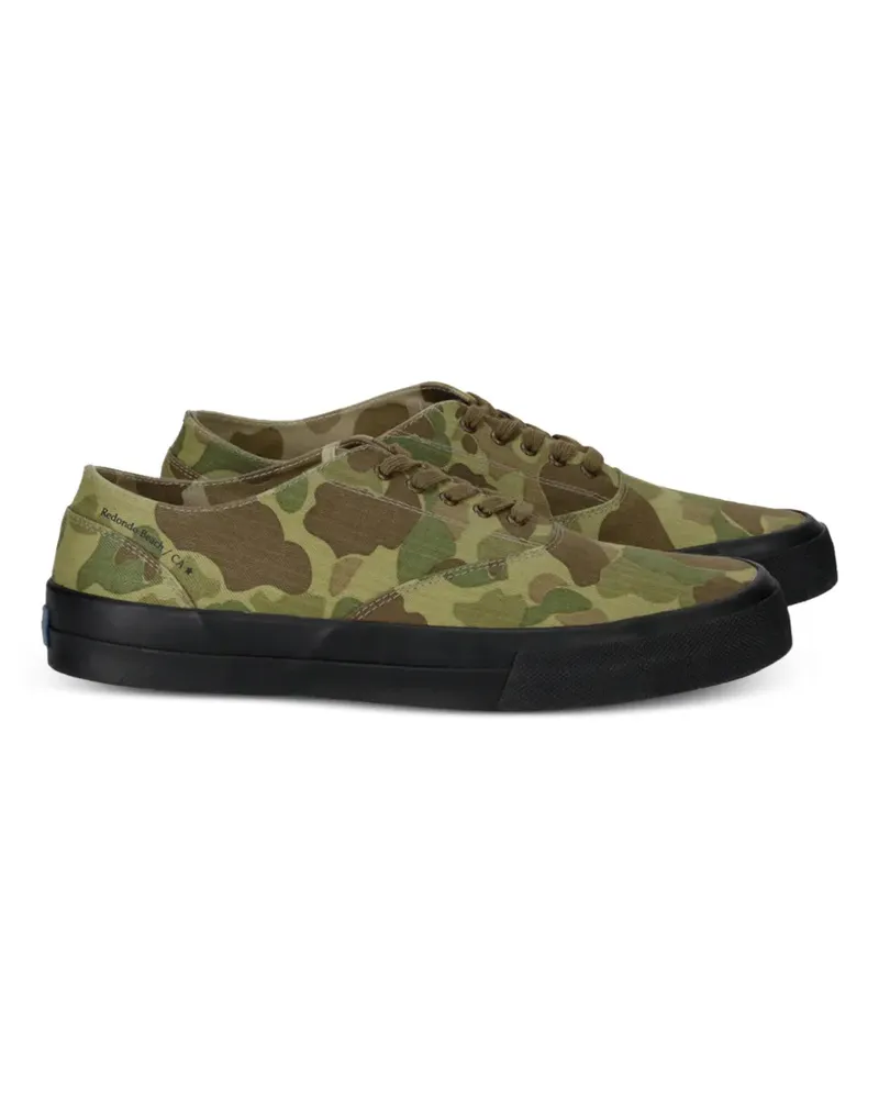 Fortela camouflage-print lace-up sneakers - Grün Grün