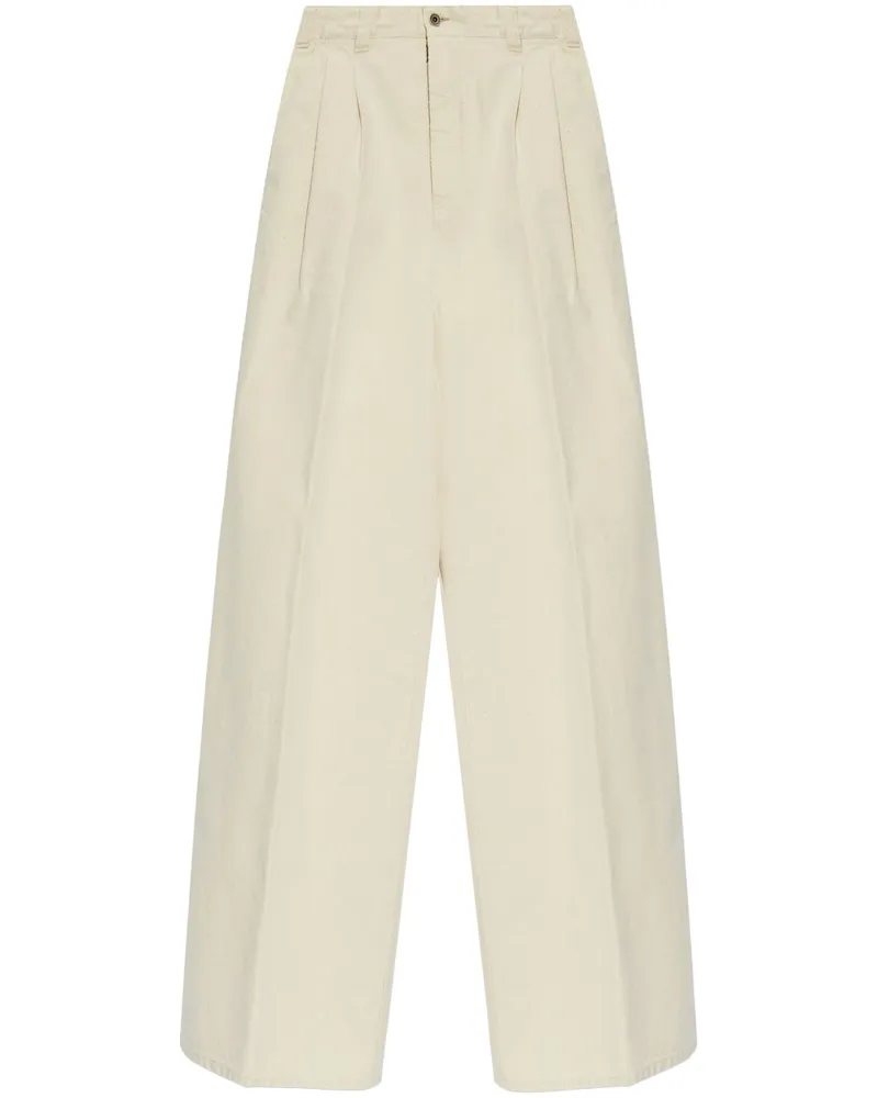 Maison Margiela Hose mit weitem Bein - Nude Nude