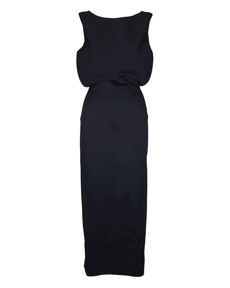 KHAITE Schmales Midikleid - Schwarz Schwarz