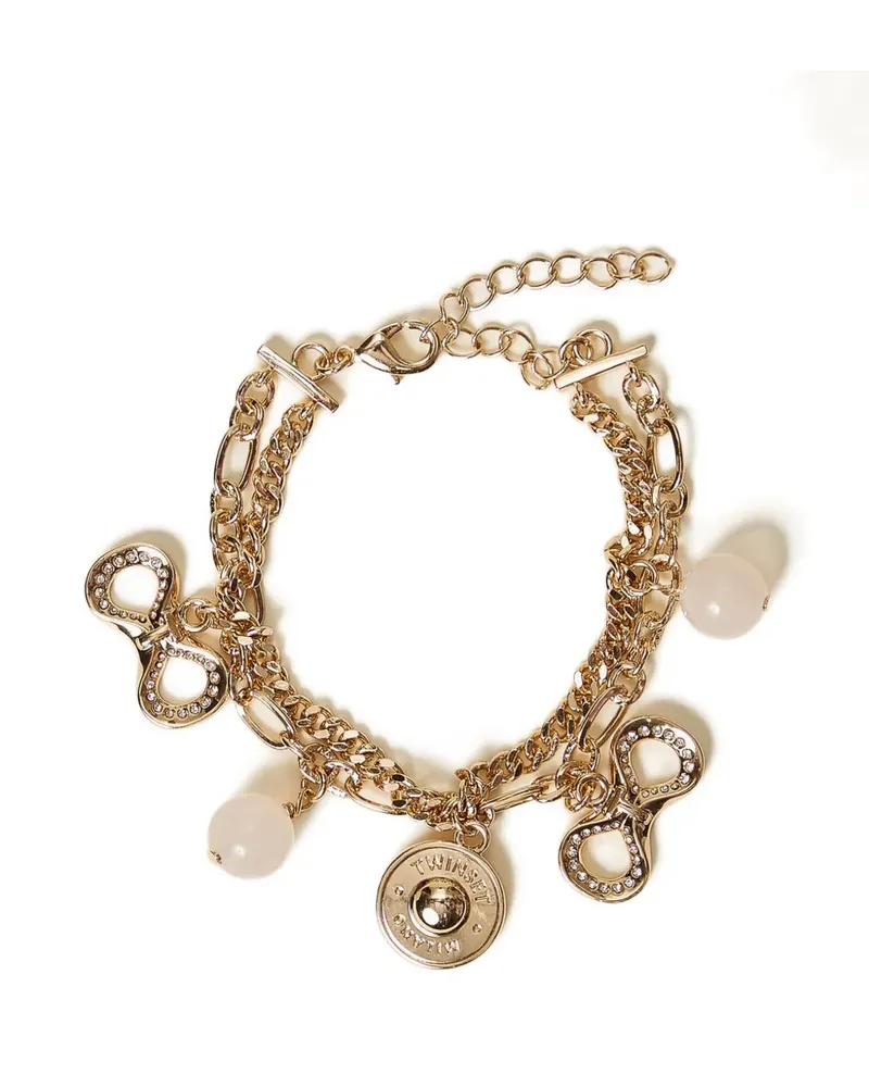 Twin-Set Armband mit Anhängern - Gold Gold