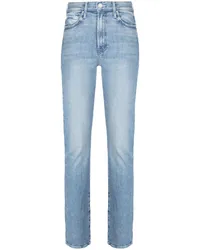 Mother The Rascal Jeans mit geradem Bein Blau