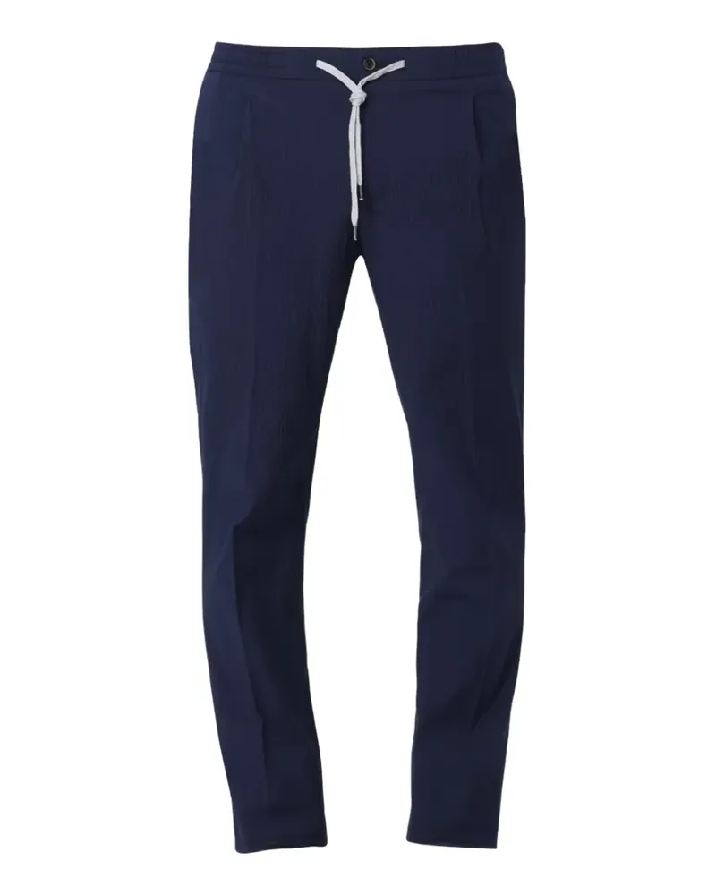 PT TORINO drawstring cotton trousers - Blau Blau