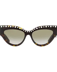 Jimmy Choo Cat-Eye-Sonnenbrille in Schildpattoptik Braun