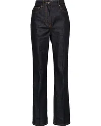 Ferragamo Weite High-Rise-Jeans Blau