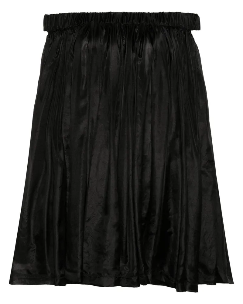 Rick Owens Medusa Seidentunika - Schwarz Schwarz