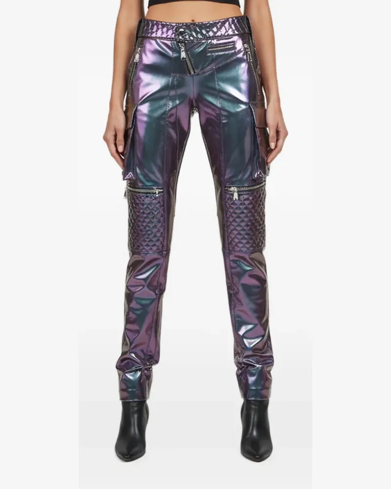 FourTwoFour on Fairfax quilted cargo pants - Violett Violett