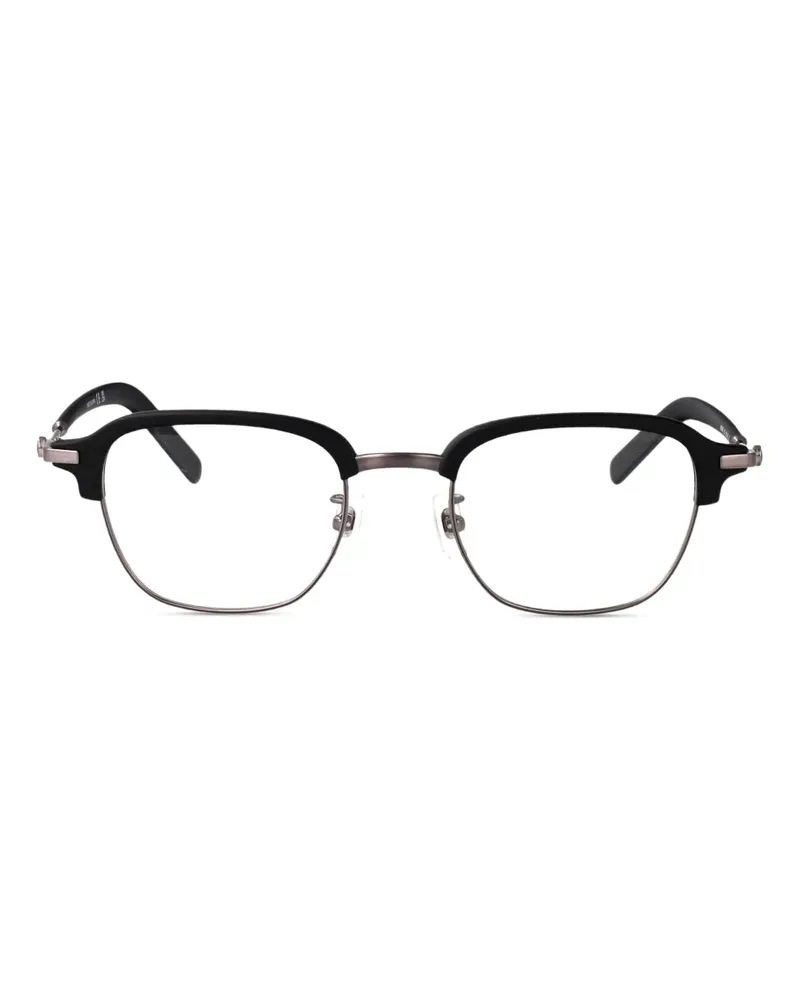 Montblanc Brille mit eckigem Gestell - Schwarz Schwarz