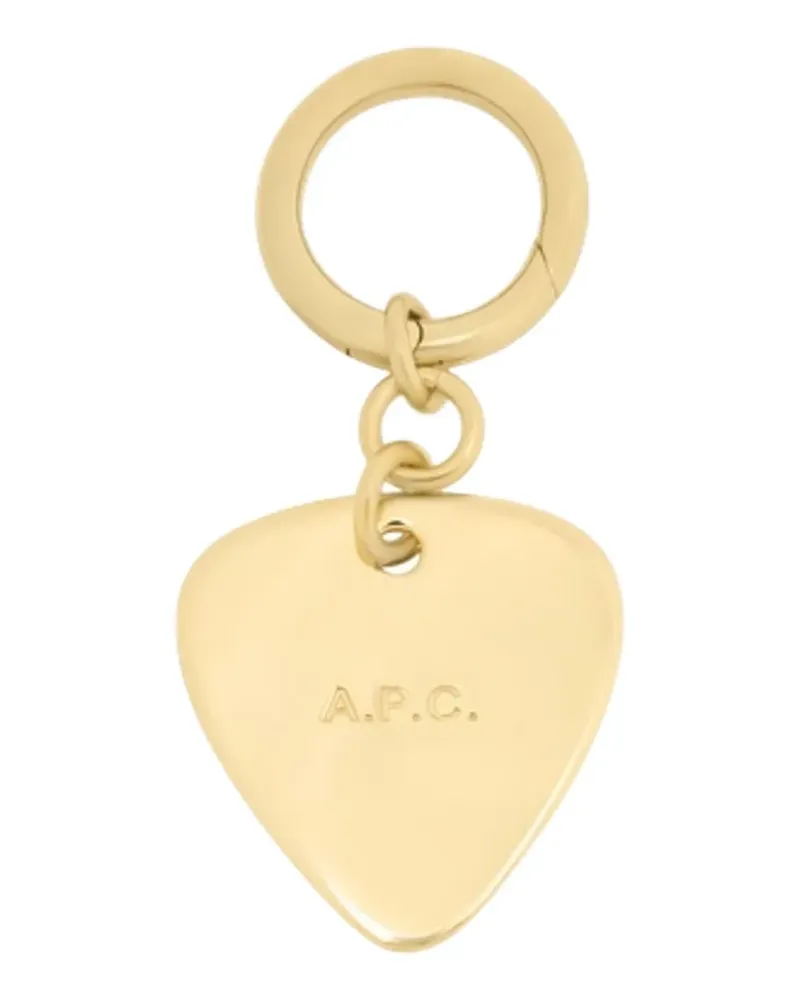 A.P.C. Mediator Schlüsselanhänger - Gold Gold