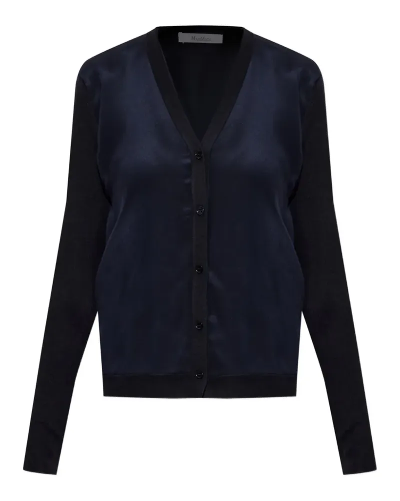 Max Mara Ninfee Cardigan aus Seidengemisch - Blau Blau