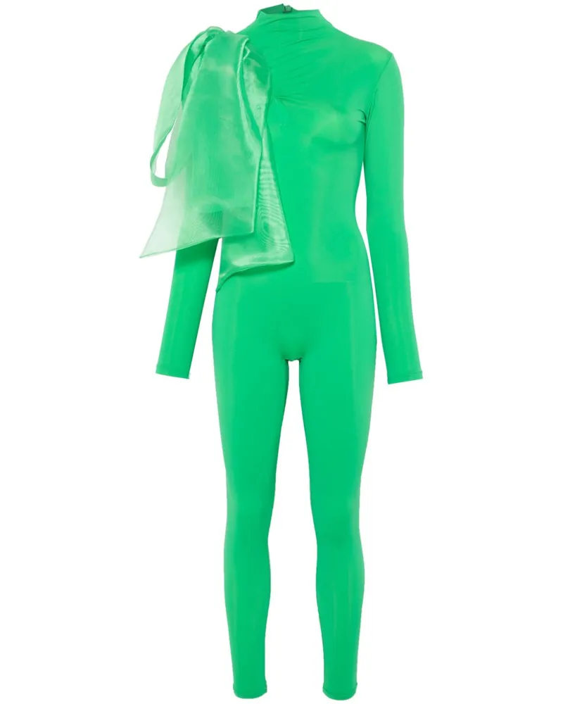 ATU Body Couture Jumpsuit mit Organza-Schleife - Grün Grün