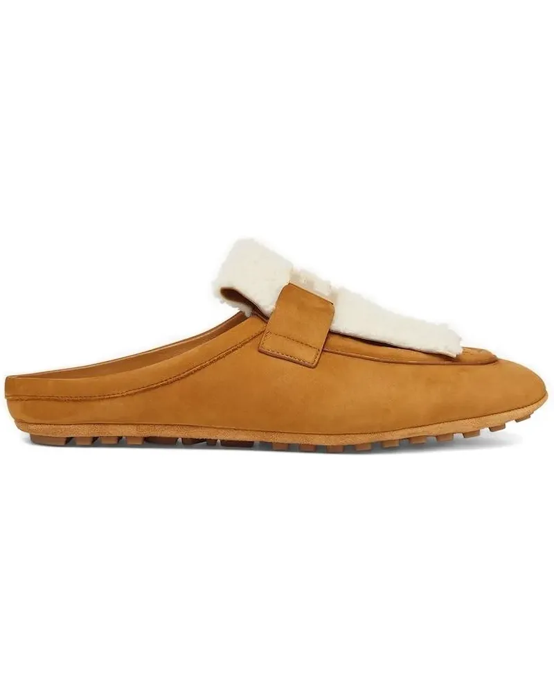Fendi Flache Sandalen - Braun Braun
