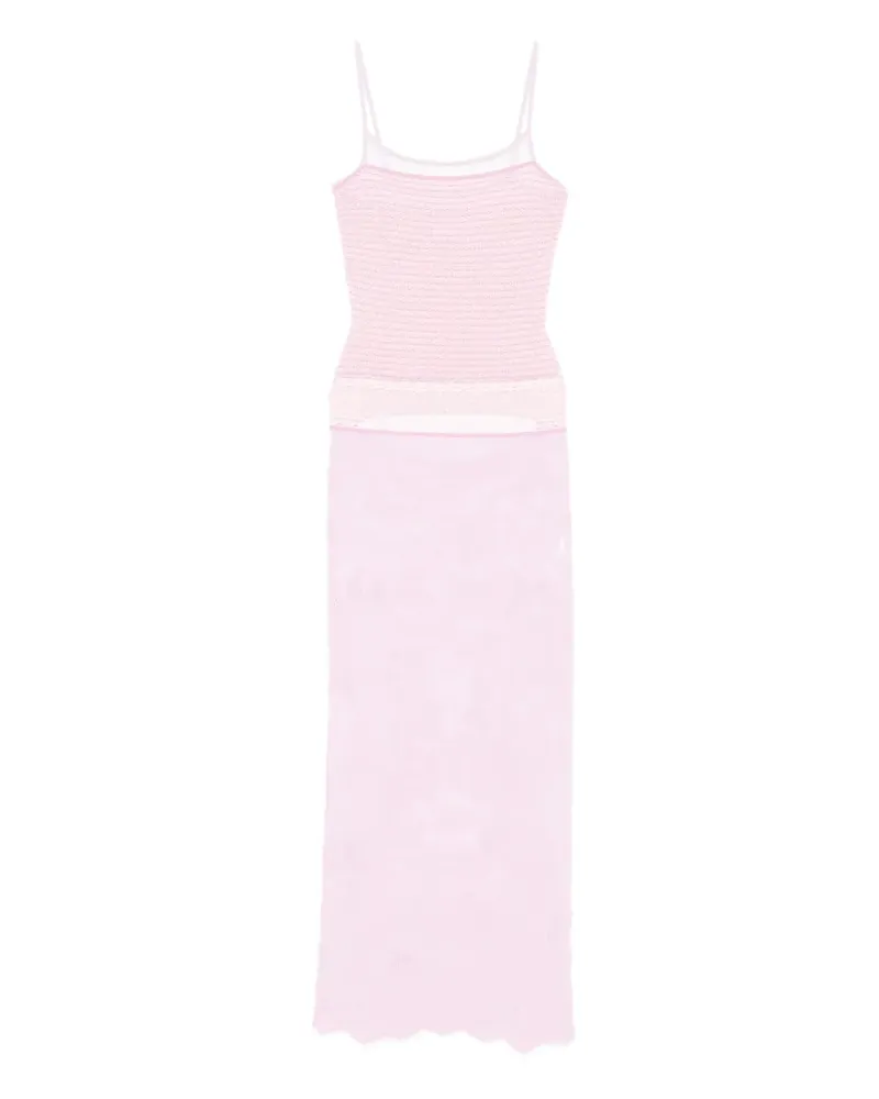 Roberta Einer Gestricktes Maxikleid - Rosa Rosa