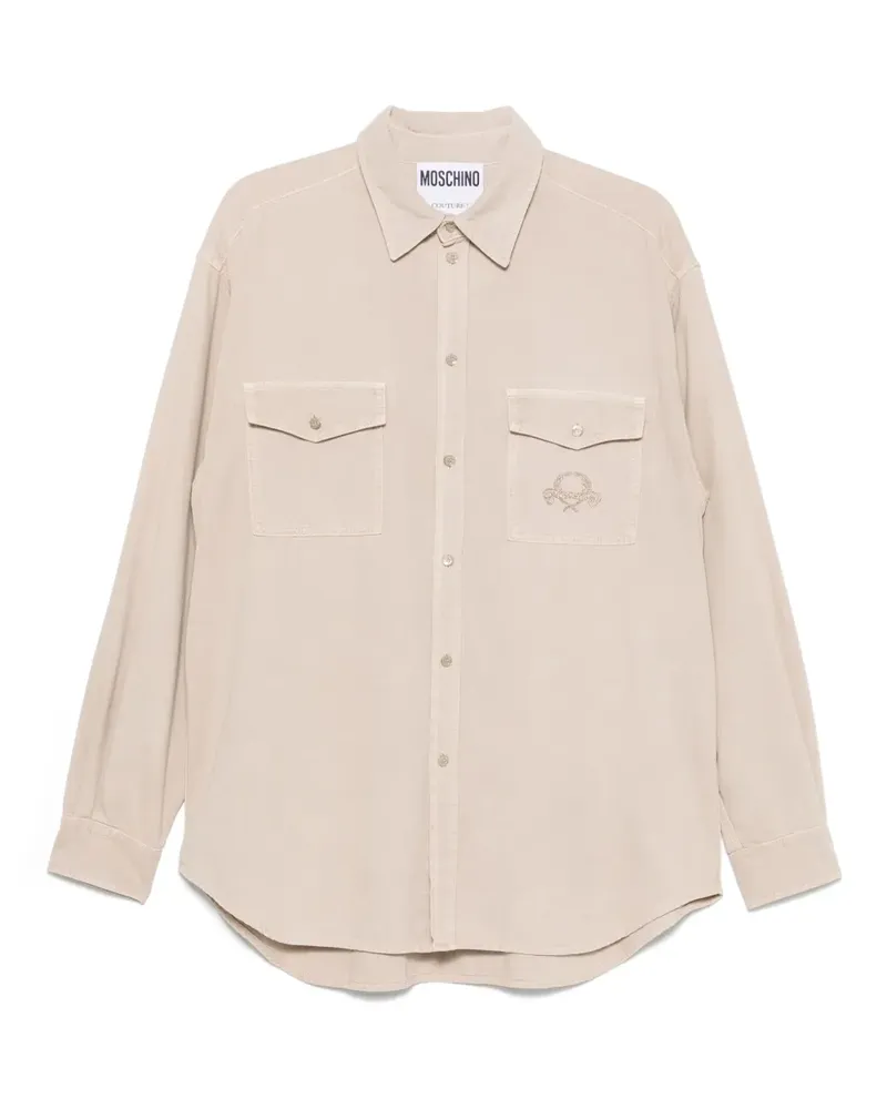 Moschino Klassisches Hemd - Nude Nude