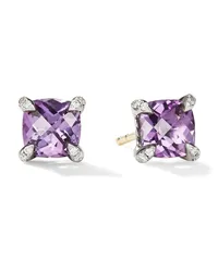 David Yurman Petite Chatelaine Ohrstecker Violett