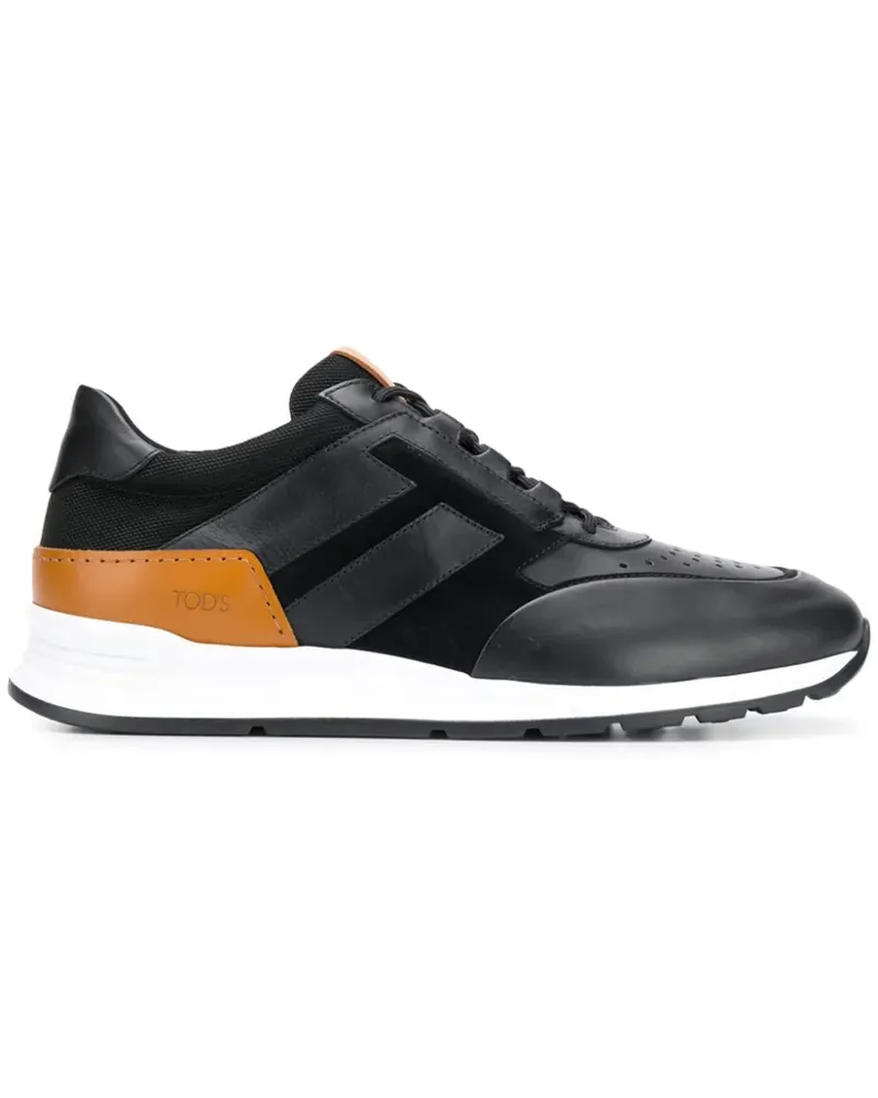TOD'S Sneakers mit Logo - Schwarz Schwarz