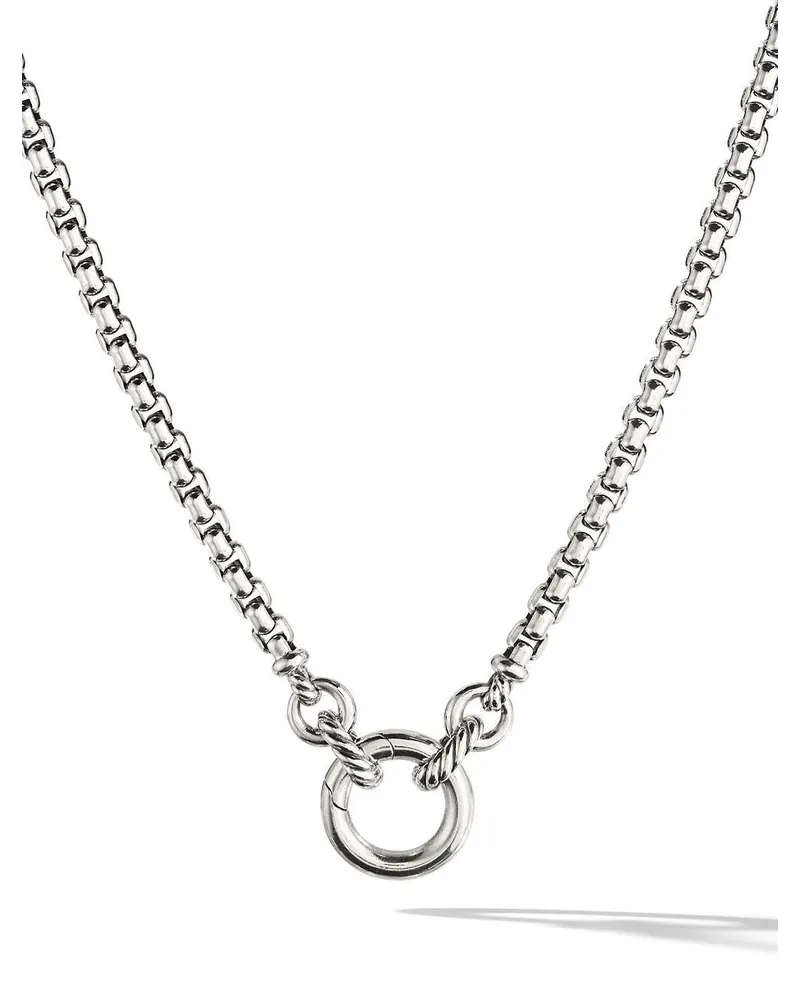 David Yurman Smooth Amulet Vehicle Halskette aus Sterlingsilber 3,6mm Silber