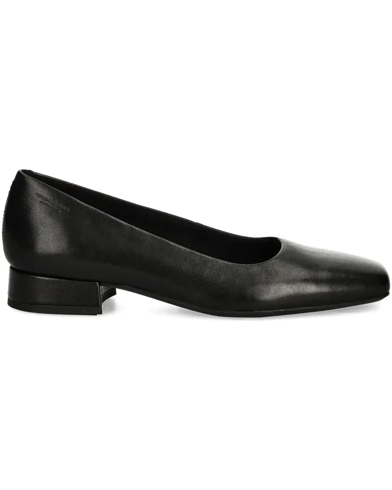 Vagabond Debbi Pumps mit eckiger Kappe 25mm - Schwarz Schwarz