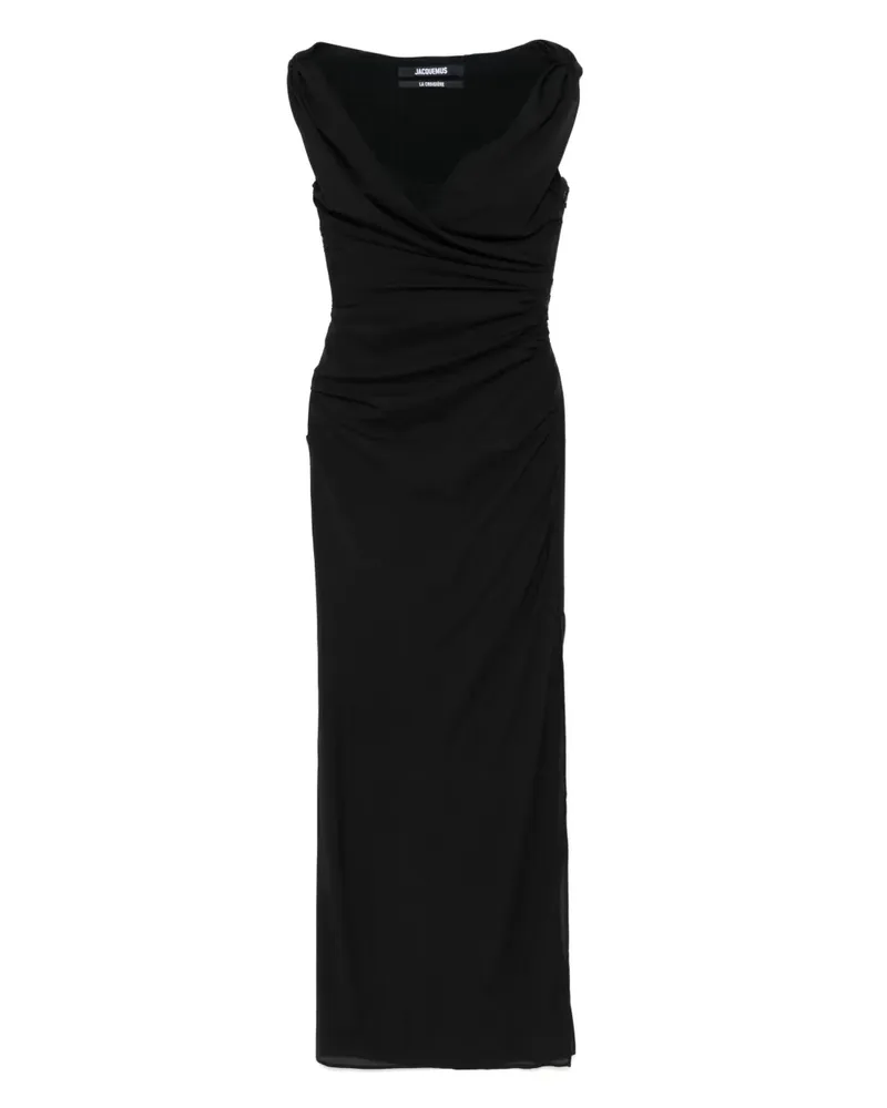 Jacquemus La Robe Rita Longue Abendkleid - Schwarz Schwarz