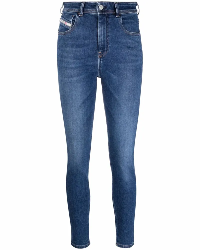 Diesel Slandy Jeans mit hohem Bund - Blau Blau