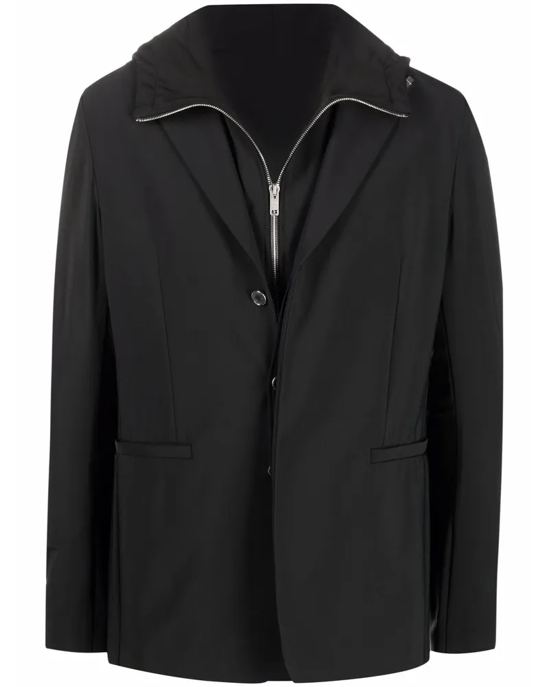 Givenchy Sakko im Layering-Look - Schwarz Schwarz