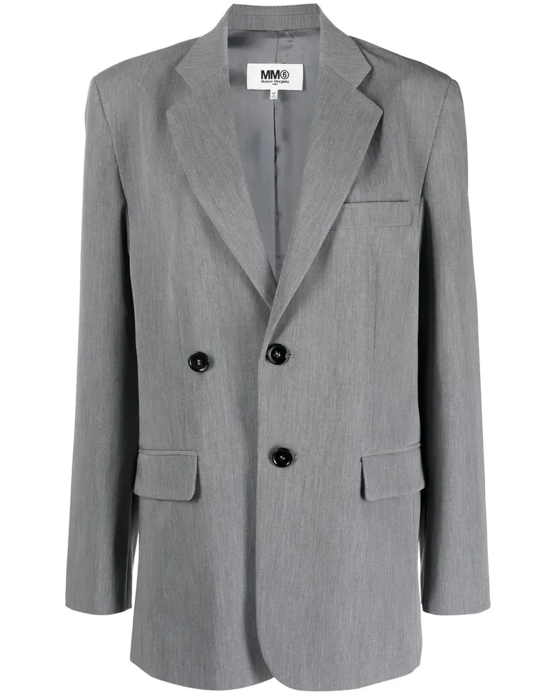 Maison Margiela Kastiger Blazer - Grau Grau