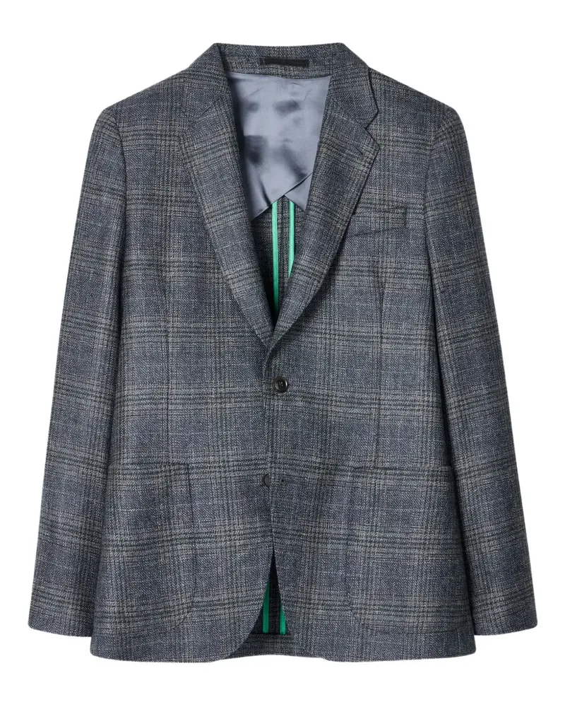 Paul Smith Sakko mit Karomuster - Blau Blau