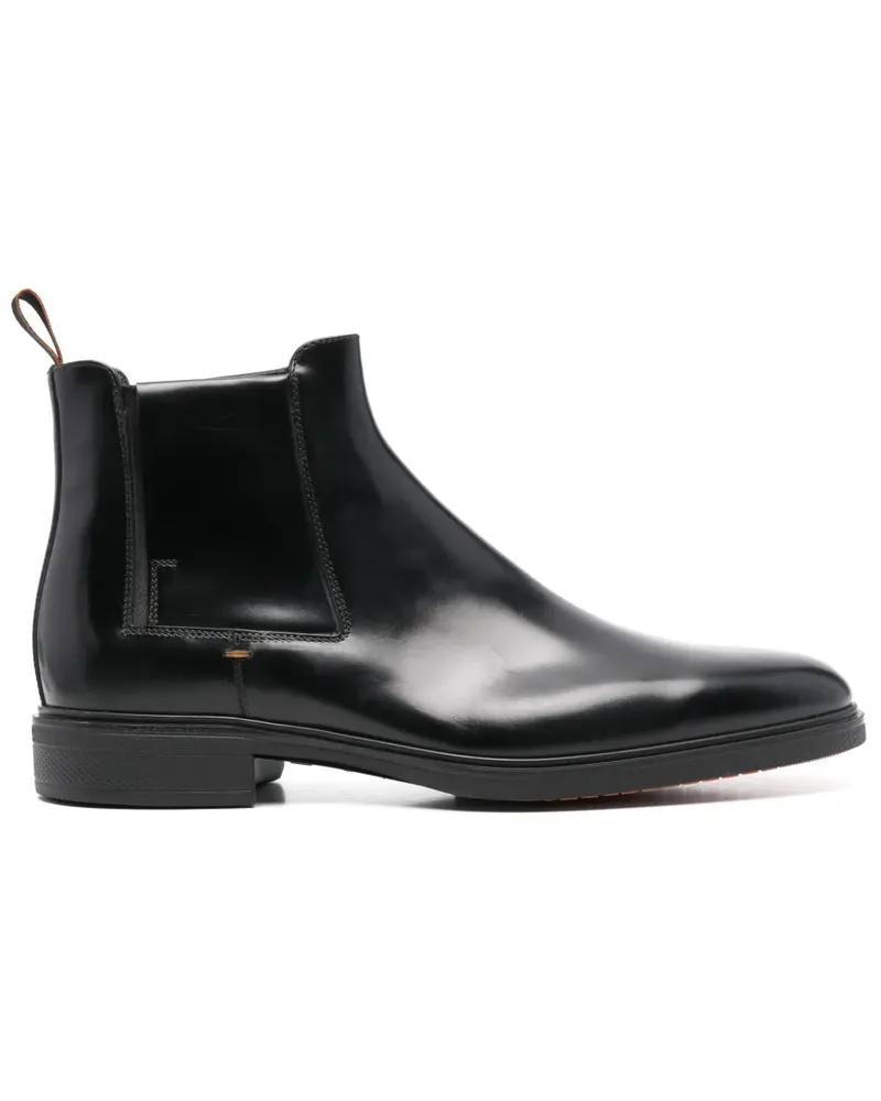 Santoni Klassische Chelsea-Boots - Schwarz Schwarz