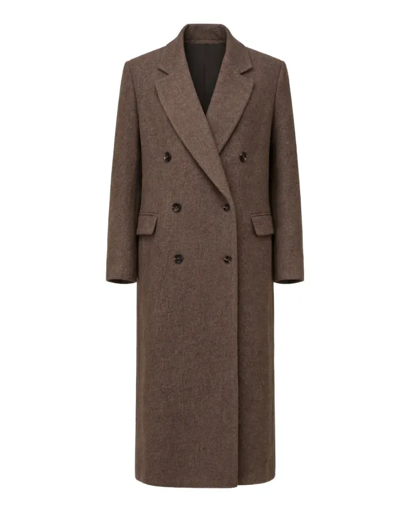 Reformation Lucas double-breasted coat - Braun Braun