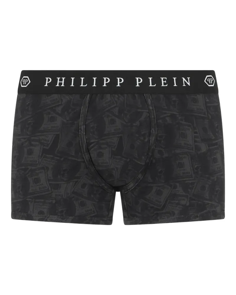 Philipp Plein Plein Dollar Boxershorts - Schwarz Schwarz