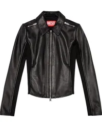 Diesel Klassische Bikerjacke Schwarz