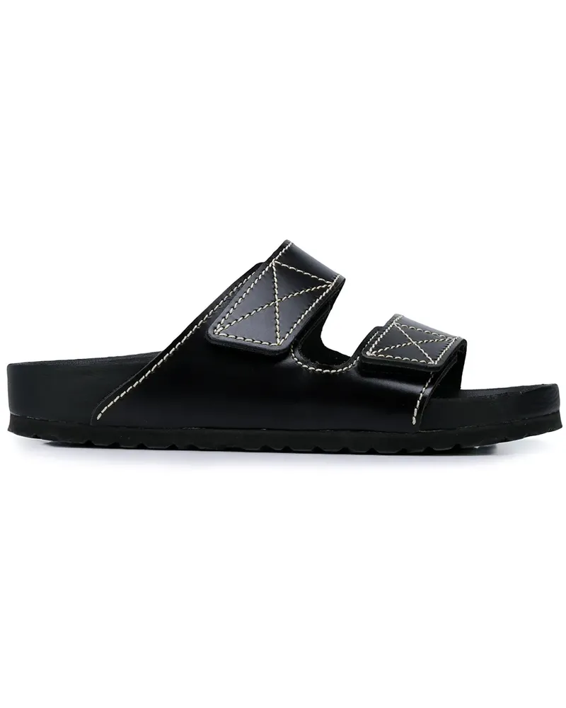 Proenza Schouler x Birkenstock 'Arizona' Pantoletten - Schwarz Schwarz