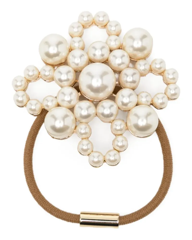 Jennifer Behr faux-pearl embellished hair band - Braun Braun