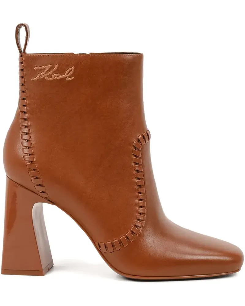 Karl Lagerfeld Astra Nova Stiefel 100mm - Braun Braun