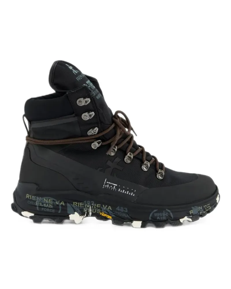 Premiata Midtreck 507 Stiefel - Schwarz Schwarz