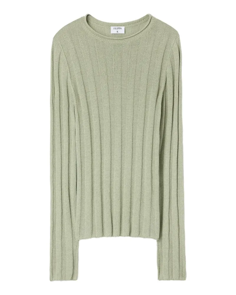 Filippa K ribbed-knit sweater - Grün Grün