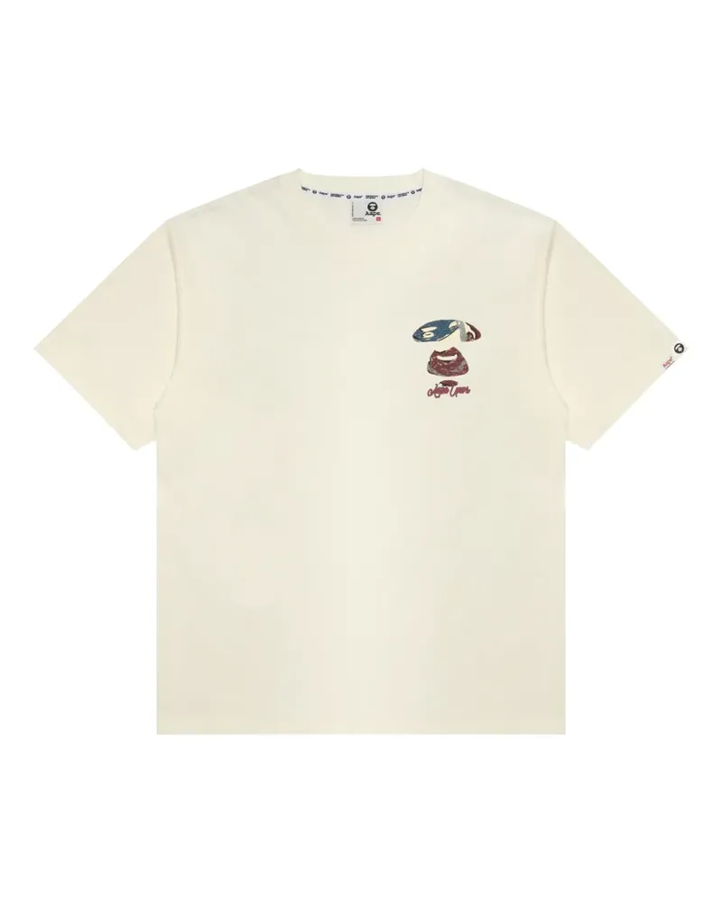 BAPE Ape Head T-Shirt - Nude Nude