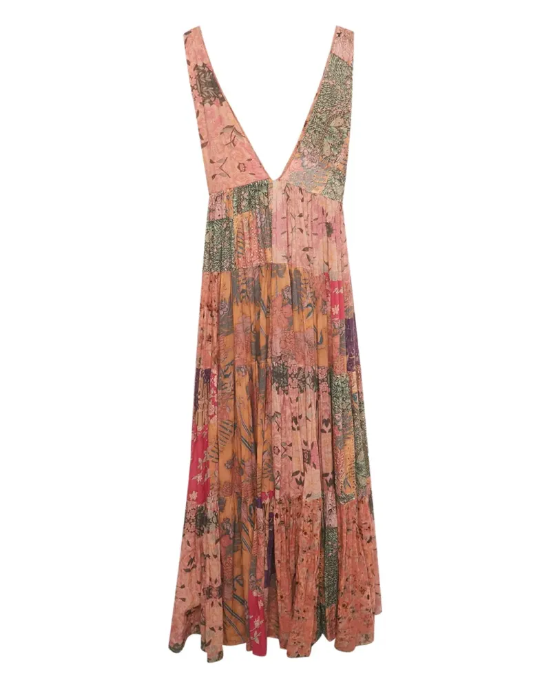 Mes Demoiselles floral-print maxi dress - Rosa Rosa