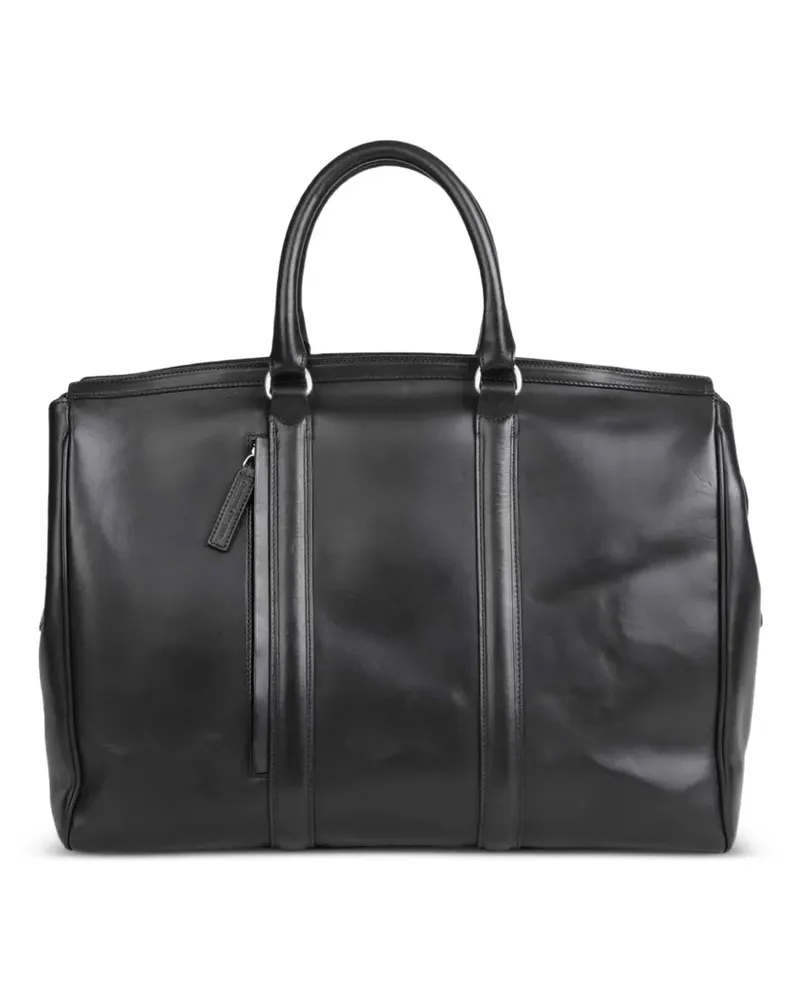 Officine Creative Italia Quentin 007 leather holdall - Schwarz Schwarz