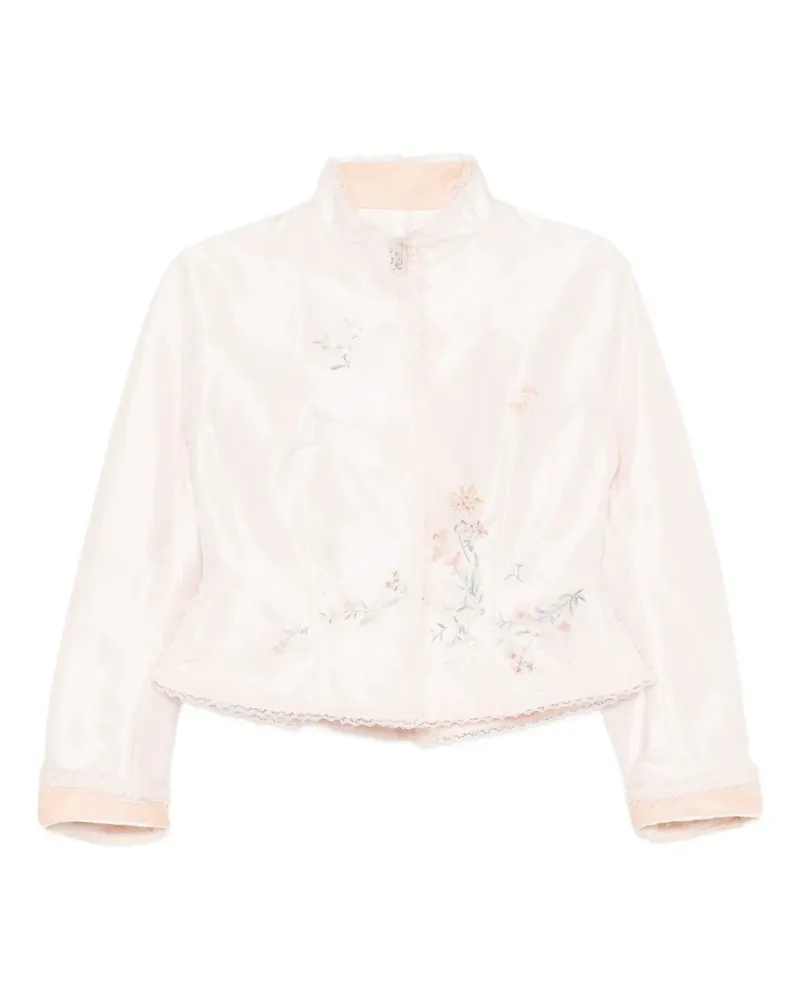 SHIATZY CHEN Scape-of-Curve Cropped-Jacke - Rosa Rosa