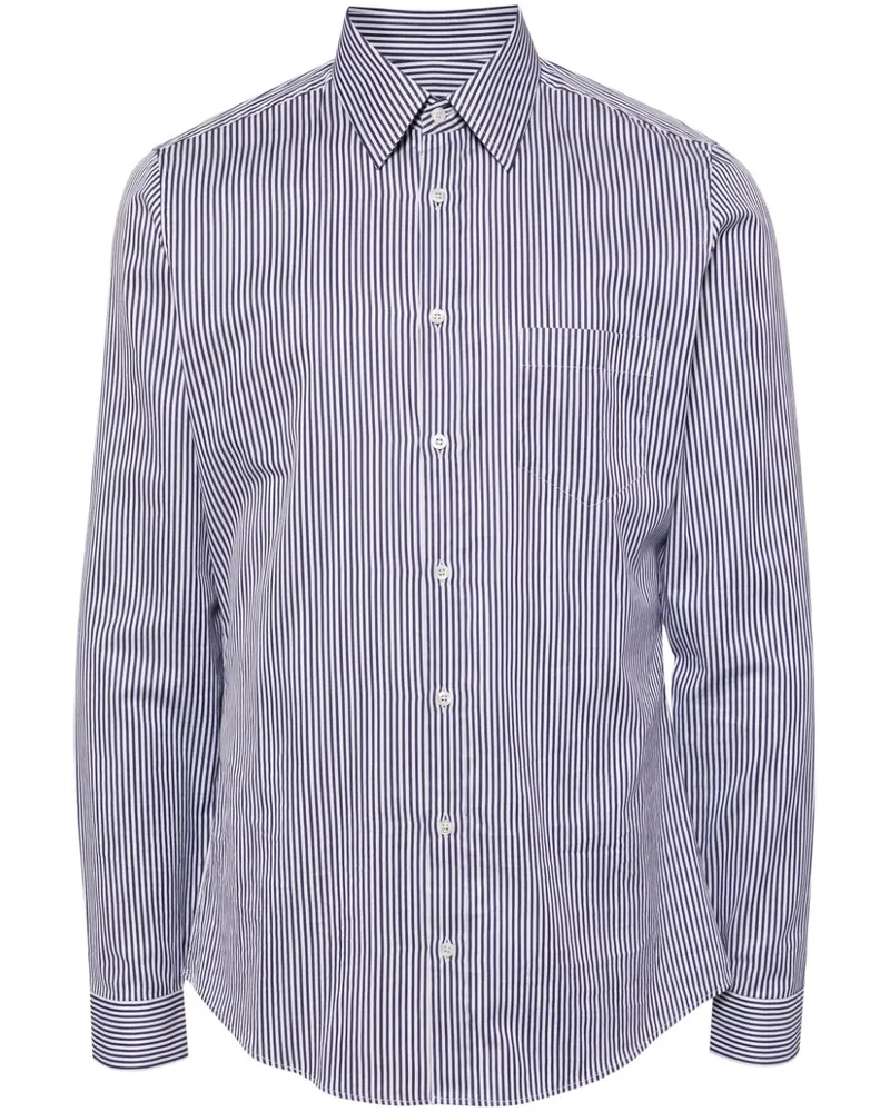 Gucci Gestreiftes Hemd - Blau Blau