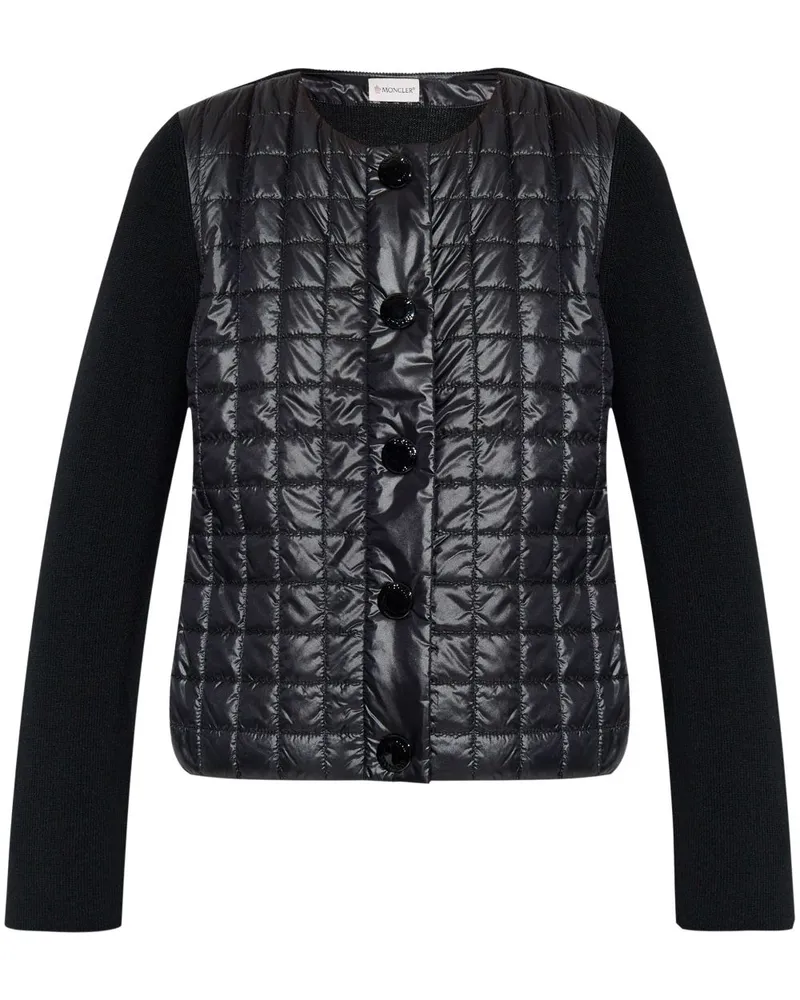 Moncler Jacke mit Einsätzen - Schwarz Schwarz