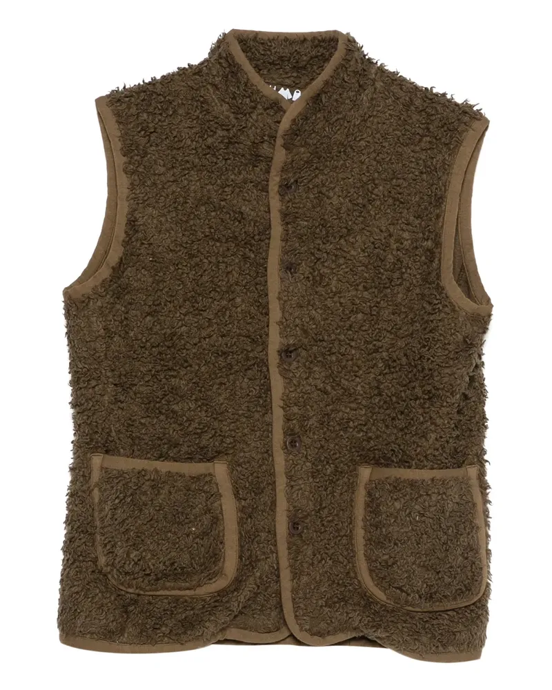 LABO.ART buttoned gilet - Braun Braun