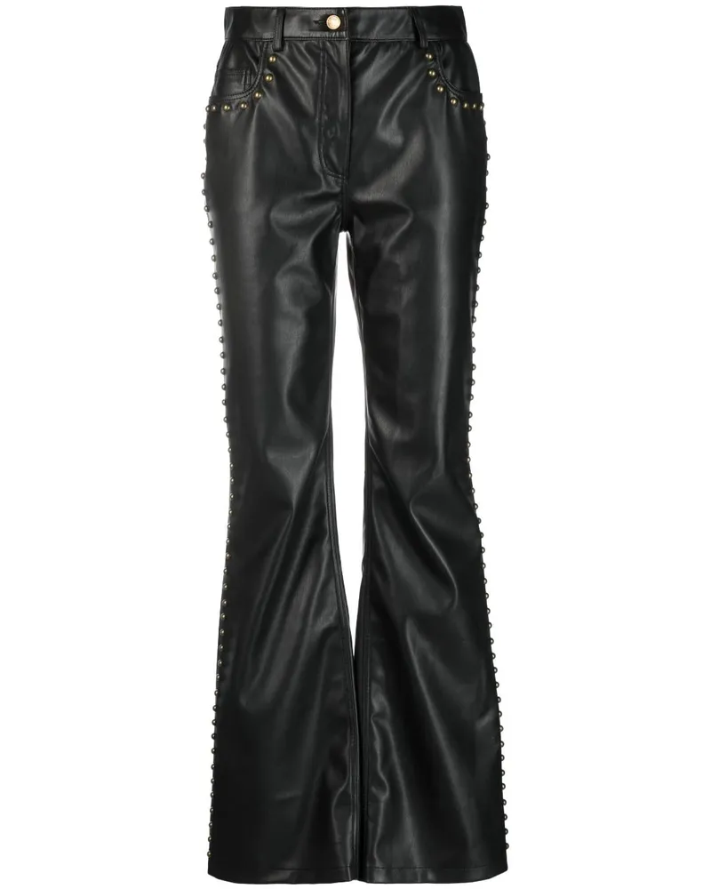 Moschino Hose mit Nieten - Schwarz Schwarz