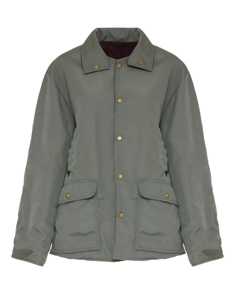 Maison Margiela Jacke mit Kontrasteinsätzen - Grün Grün