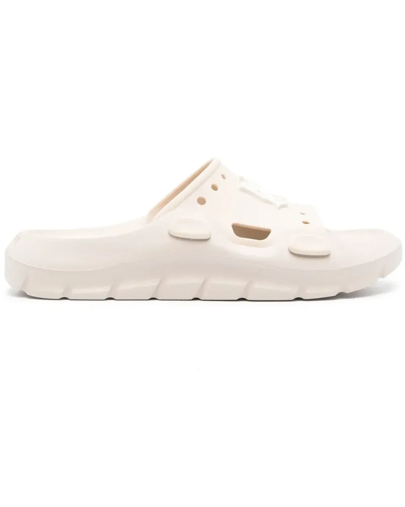 Amiri Sunday Pantoletten mit Logo - Nude Nude