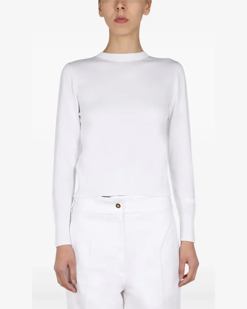 Patou tie-back top - Weiß Weiß